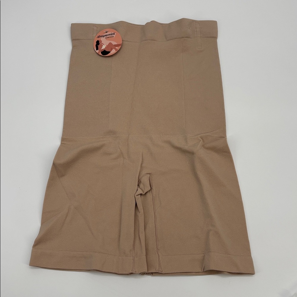 Shapermint Essentials All Day Every Day High-Waisted Shaper Shorts Oatmeal‎ M/L